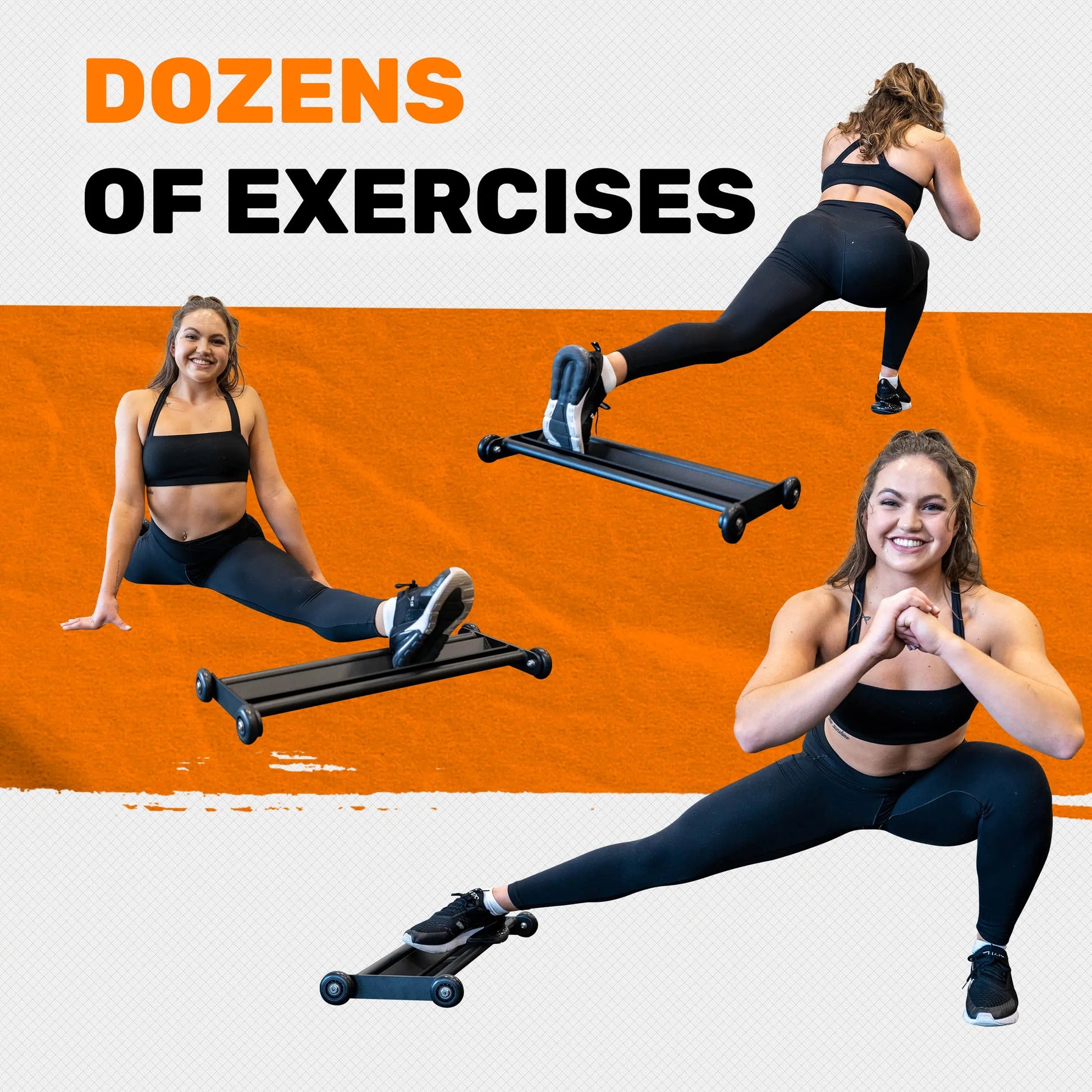 Multi-Function Glute Ham Glider - Smooth-Glide Fitness Slider with Solid Steel Construction for Ab Training, Leg Training