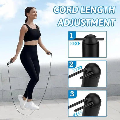 Smart Gravity Ball Jump Rope - Cordless Skipping with Digital Counter, Adjustable Weight for Home/Gym Workouts,Parent-Child Interaction, Valentine'S Day Gift, Birthday Gift